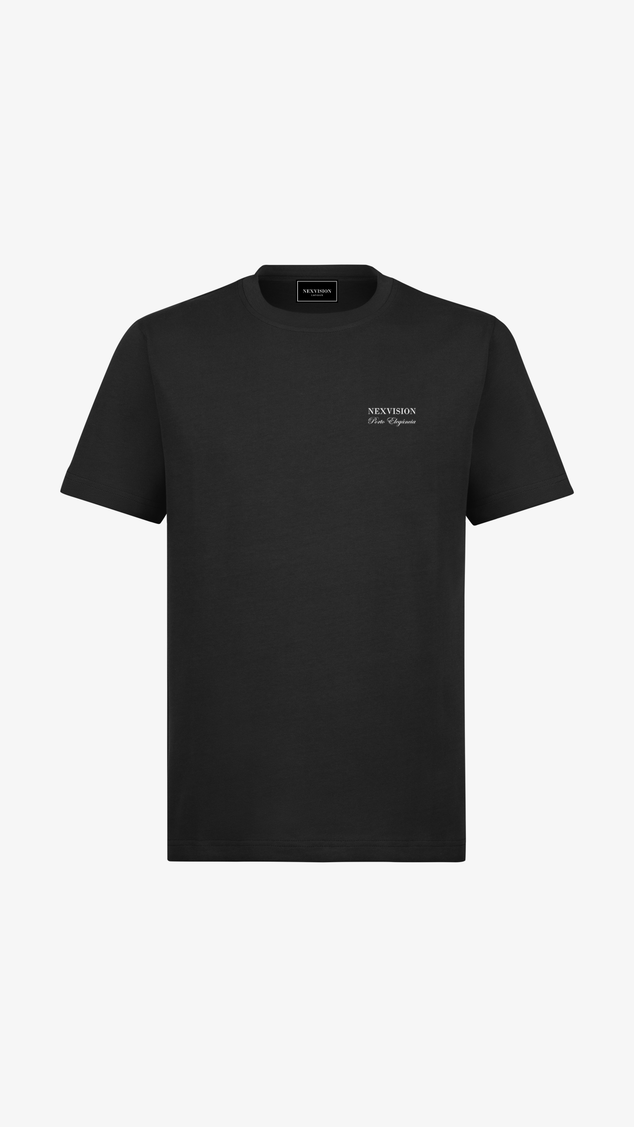 Black Regular Tee | Porto Elegância