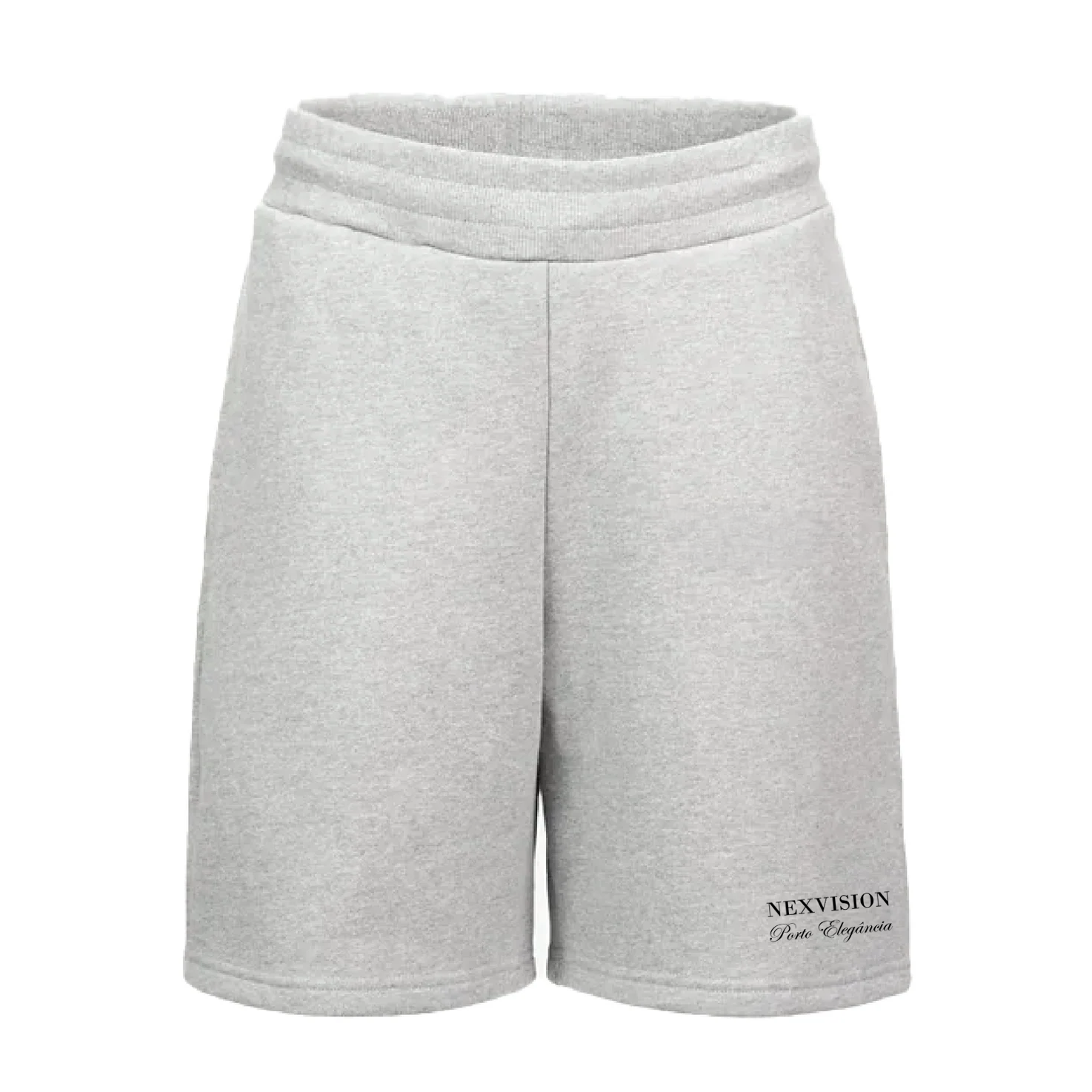 Light Grey Marl Shorts | Porto Elegancia