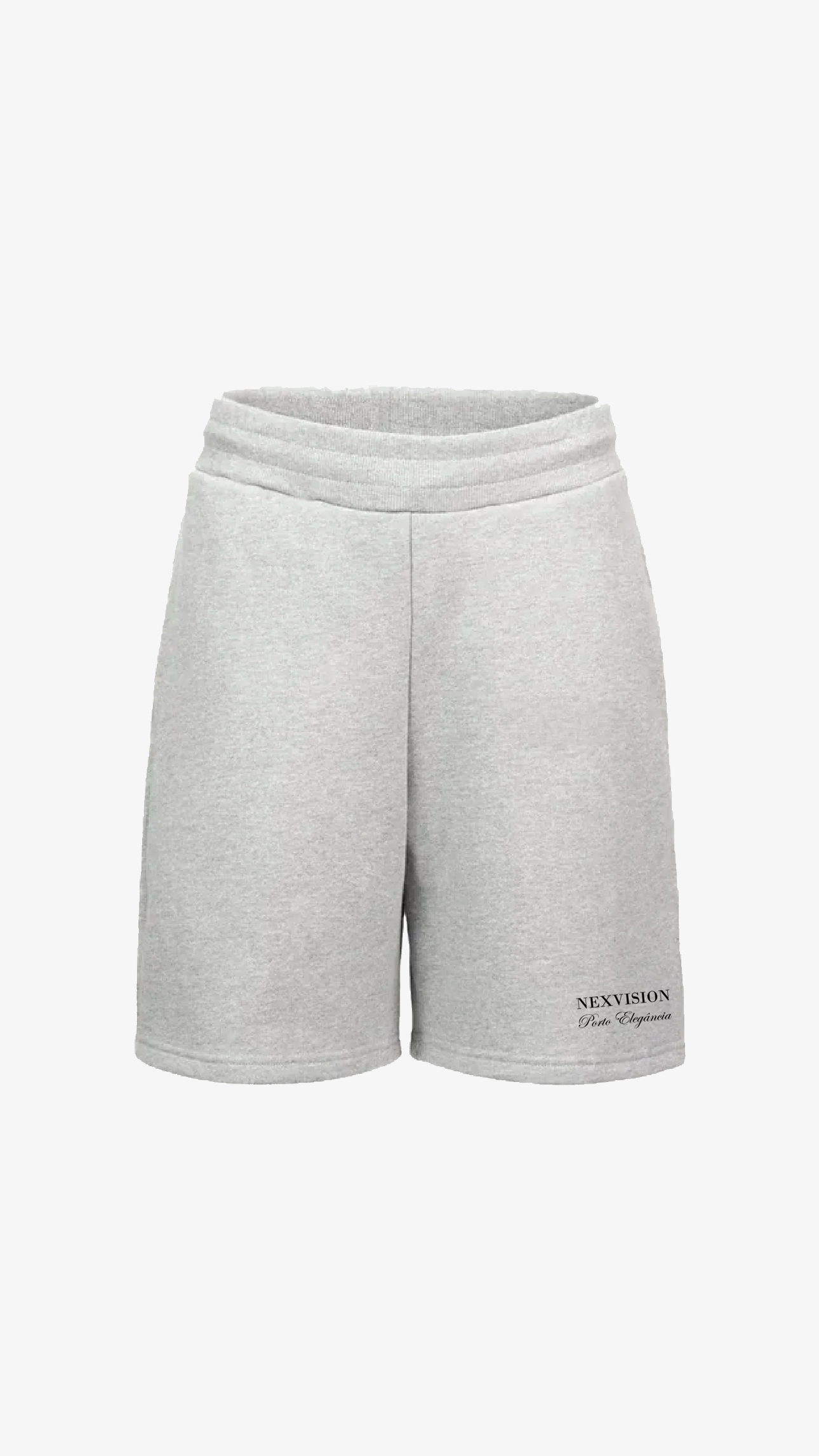 Light Grey Marl Shorts | Porto Elegancia