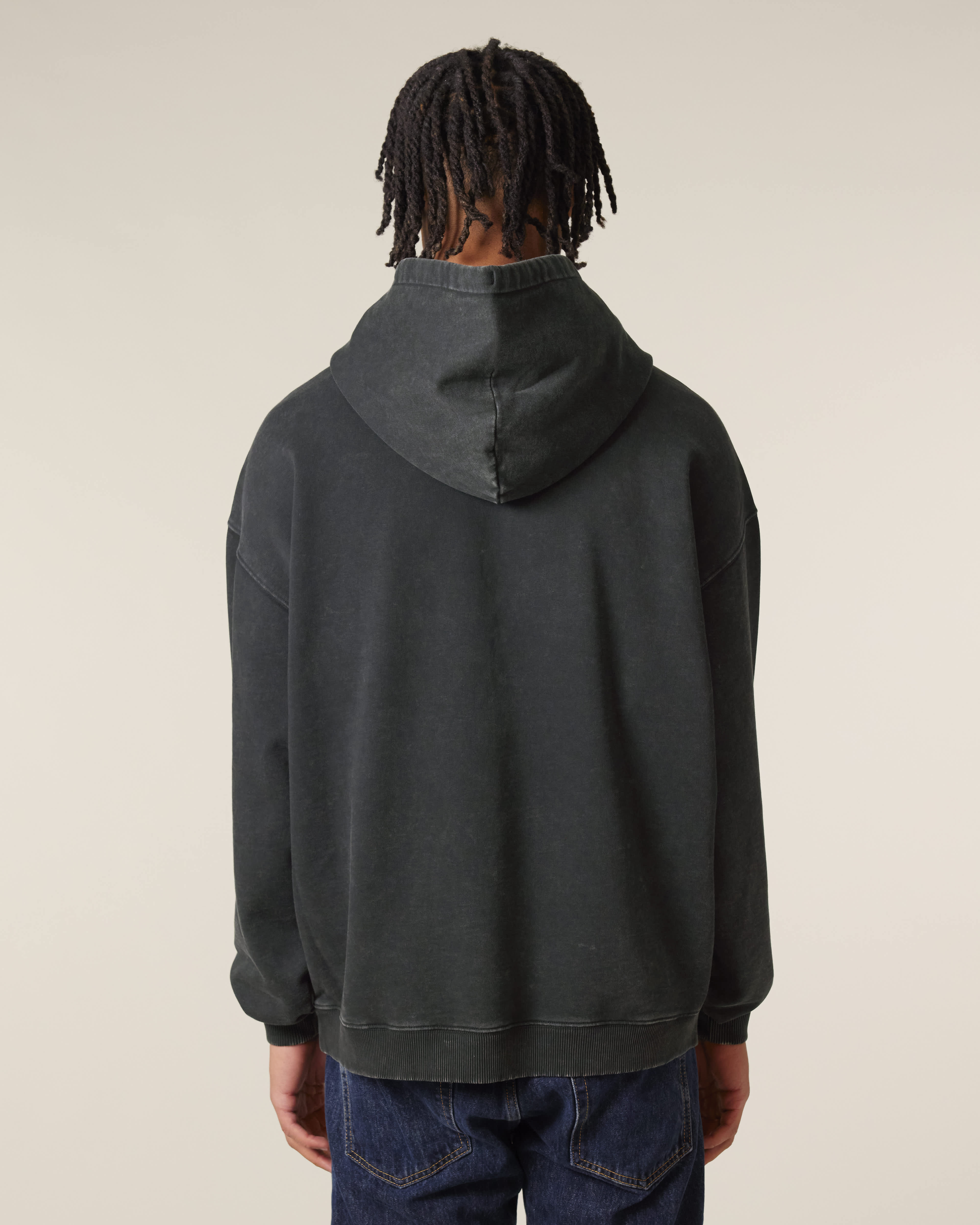 Oversized Hoodie Vintage Black