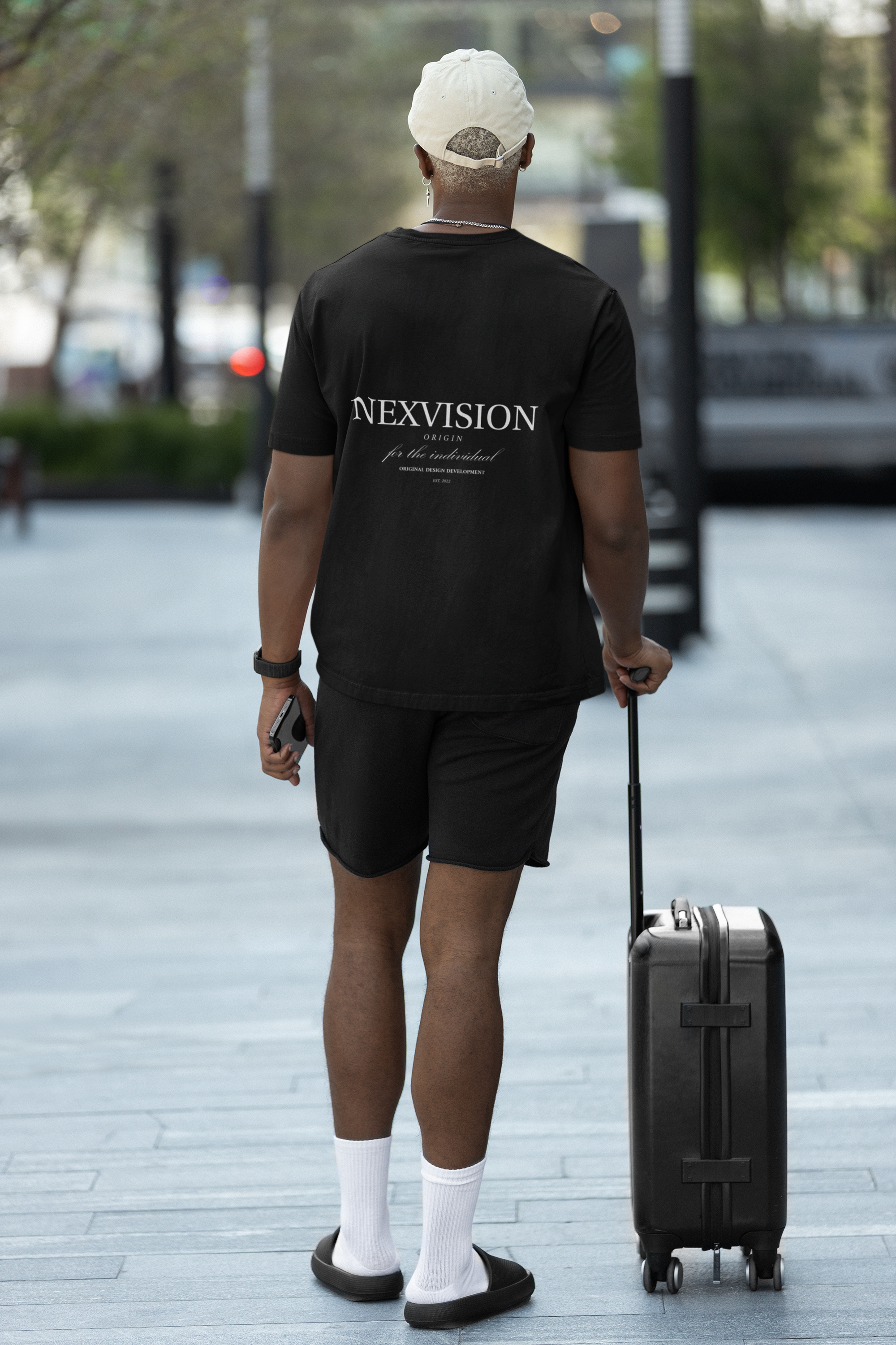 Black Relaxed Tee | Origin