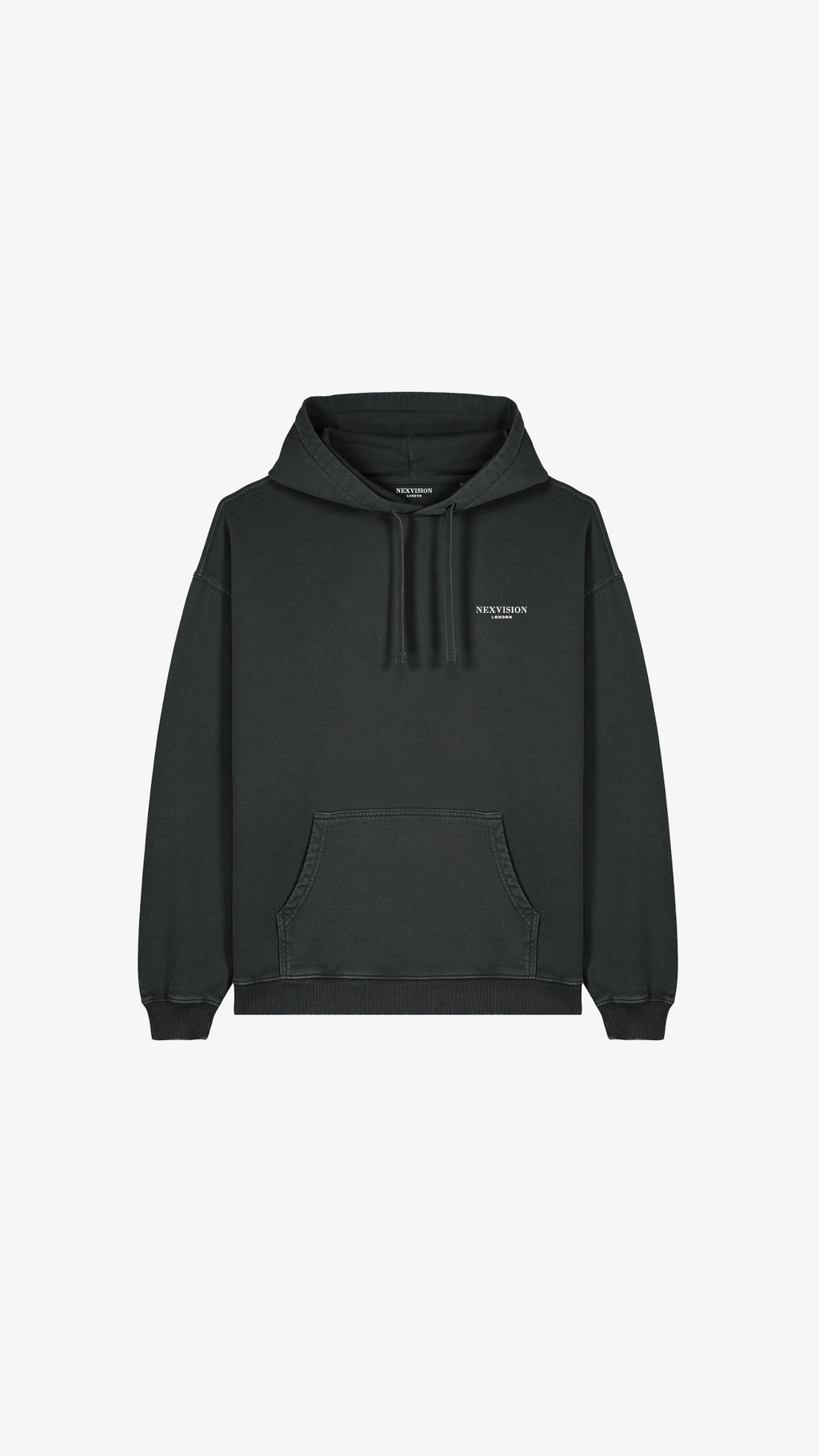 Oversized Hoodie Vintage Black