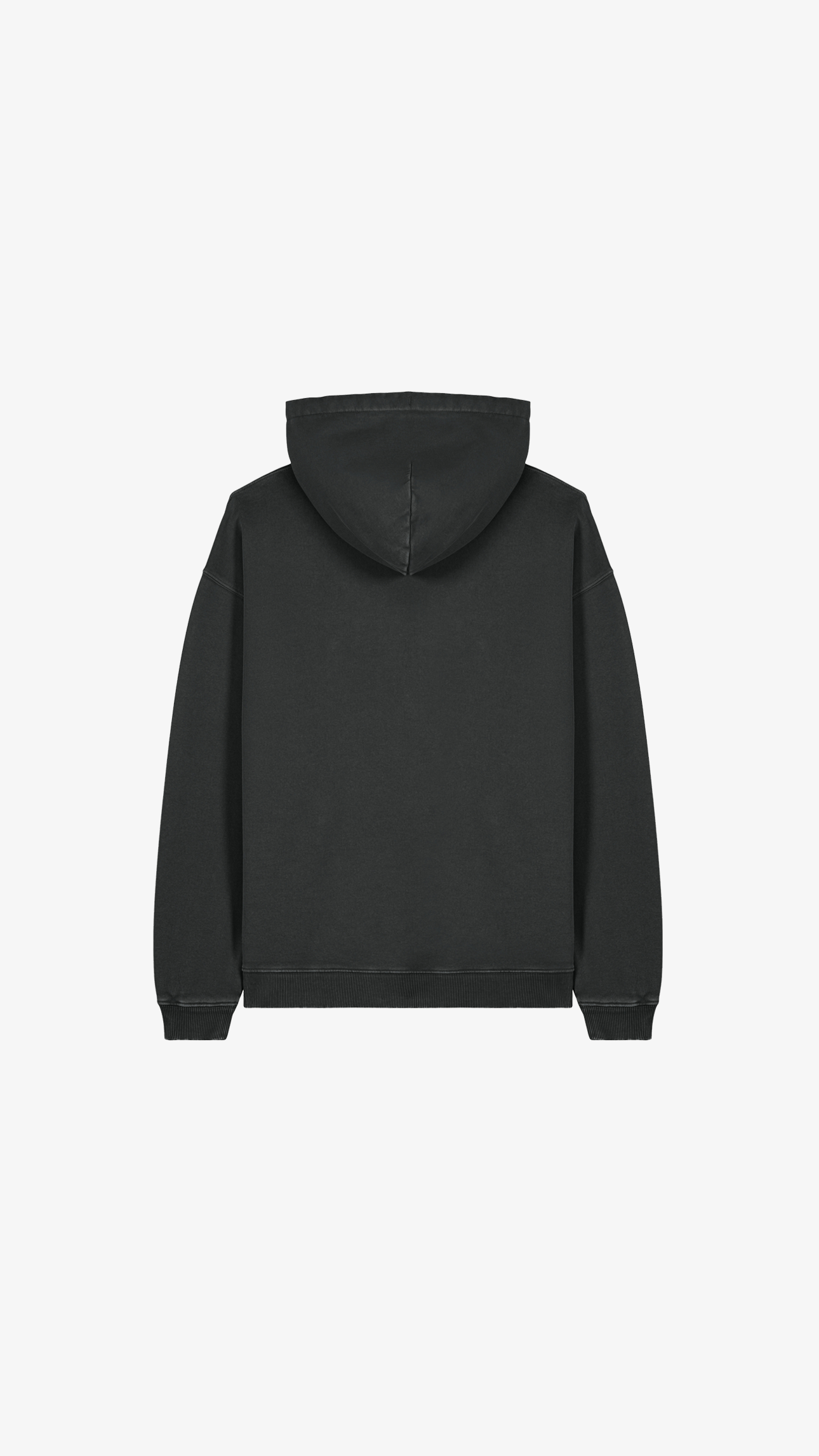 Vintage Black Oversized Hoodie