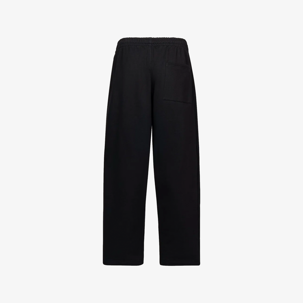 BLACK ORGANIC SWEATPANTS STRAIGHT LEG