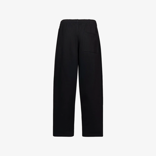 BLACK ORGANIC SWEATPANTS STRAIGHT LEG