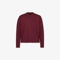 BURGUNDY ORGANIC LONG SLEEVE TEE