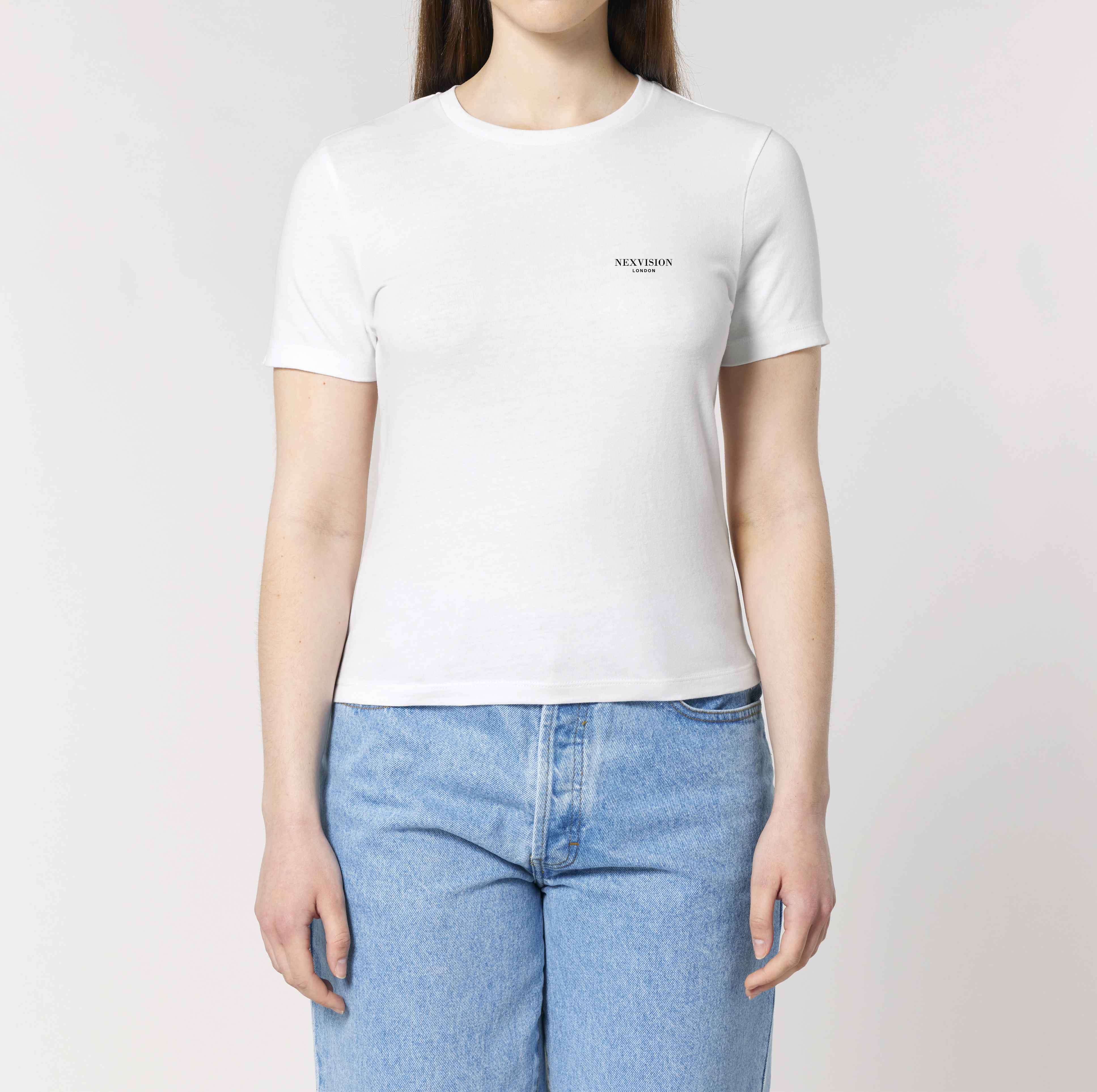 WOMENS ORGANIC TEE | FITTED | WHITE