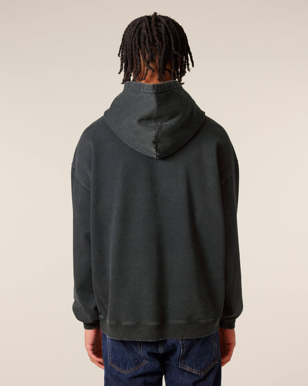 Oversized Hoodie Vintage Black