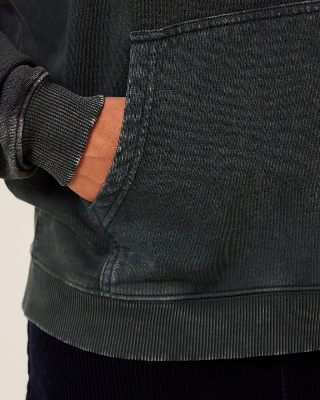 Oversized Hoodie Vintage Black
