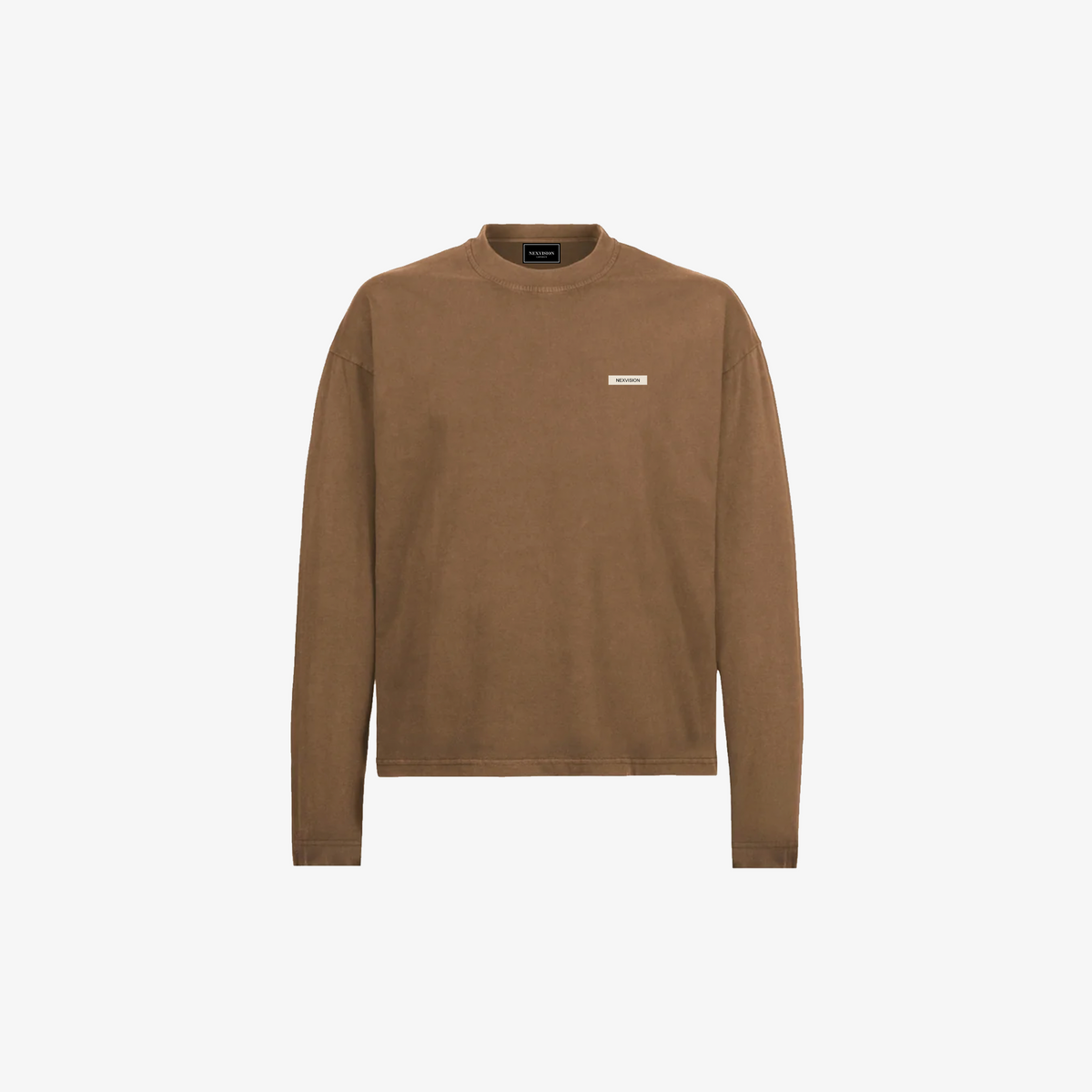 VINTAGE TAN ORGANIC LONG SLEEVE TEE