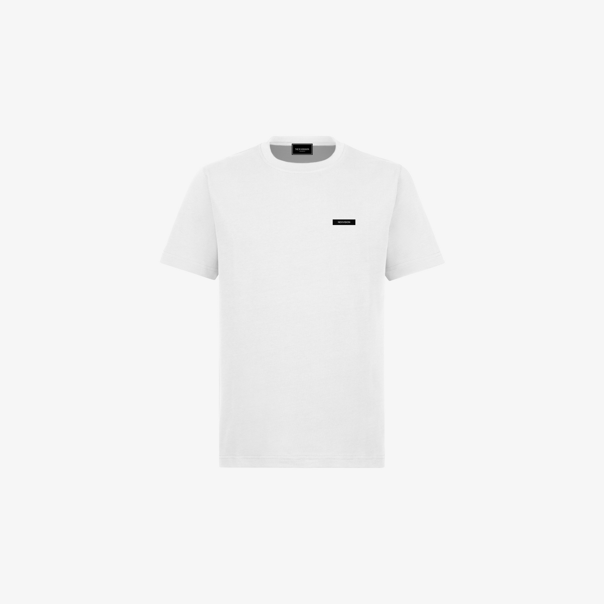 WHITE ORGANIC BADGE TEE