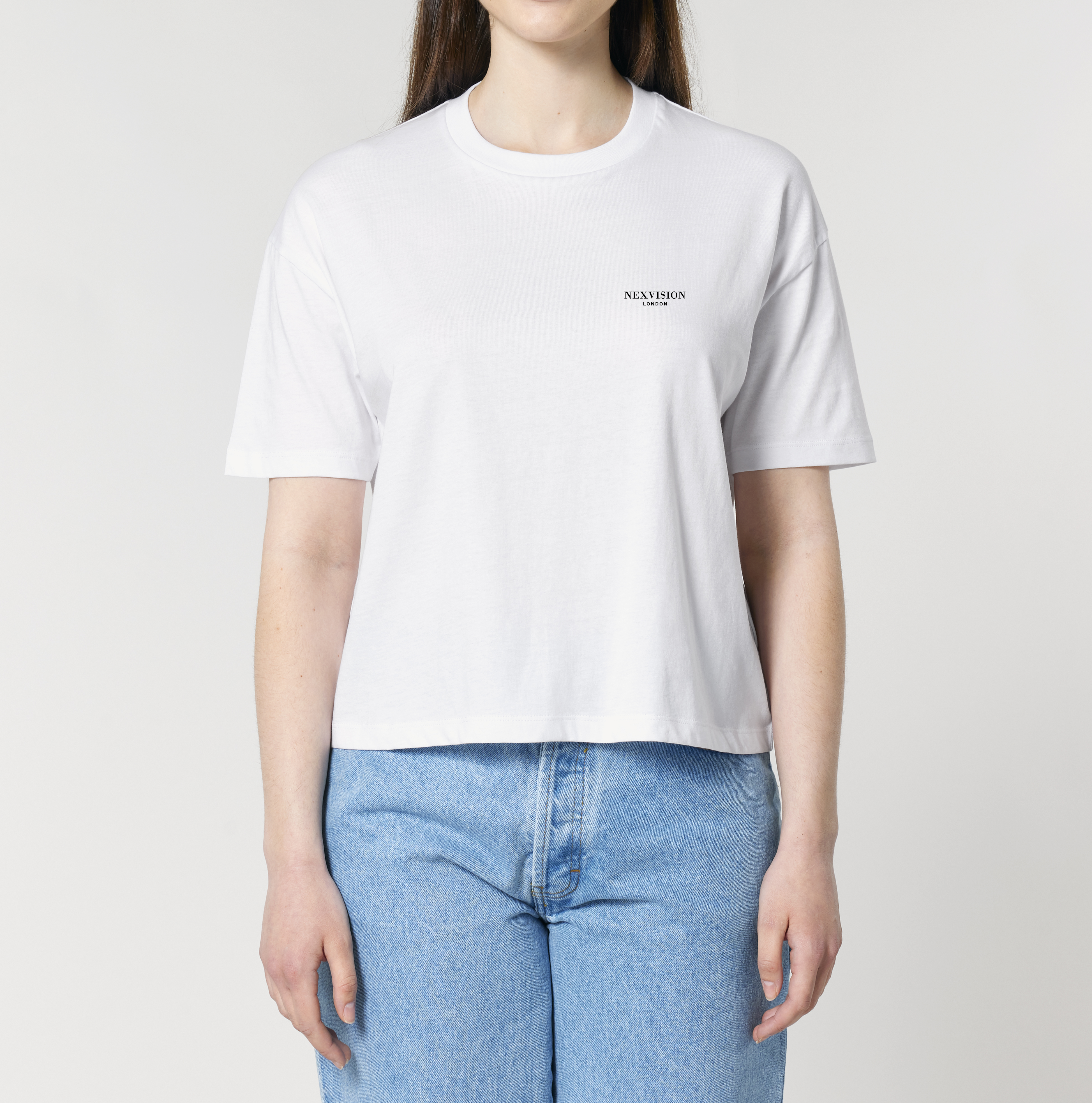 WOMENS ORGANIC TEE | BOXY FIT | WHITE