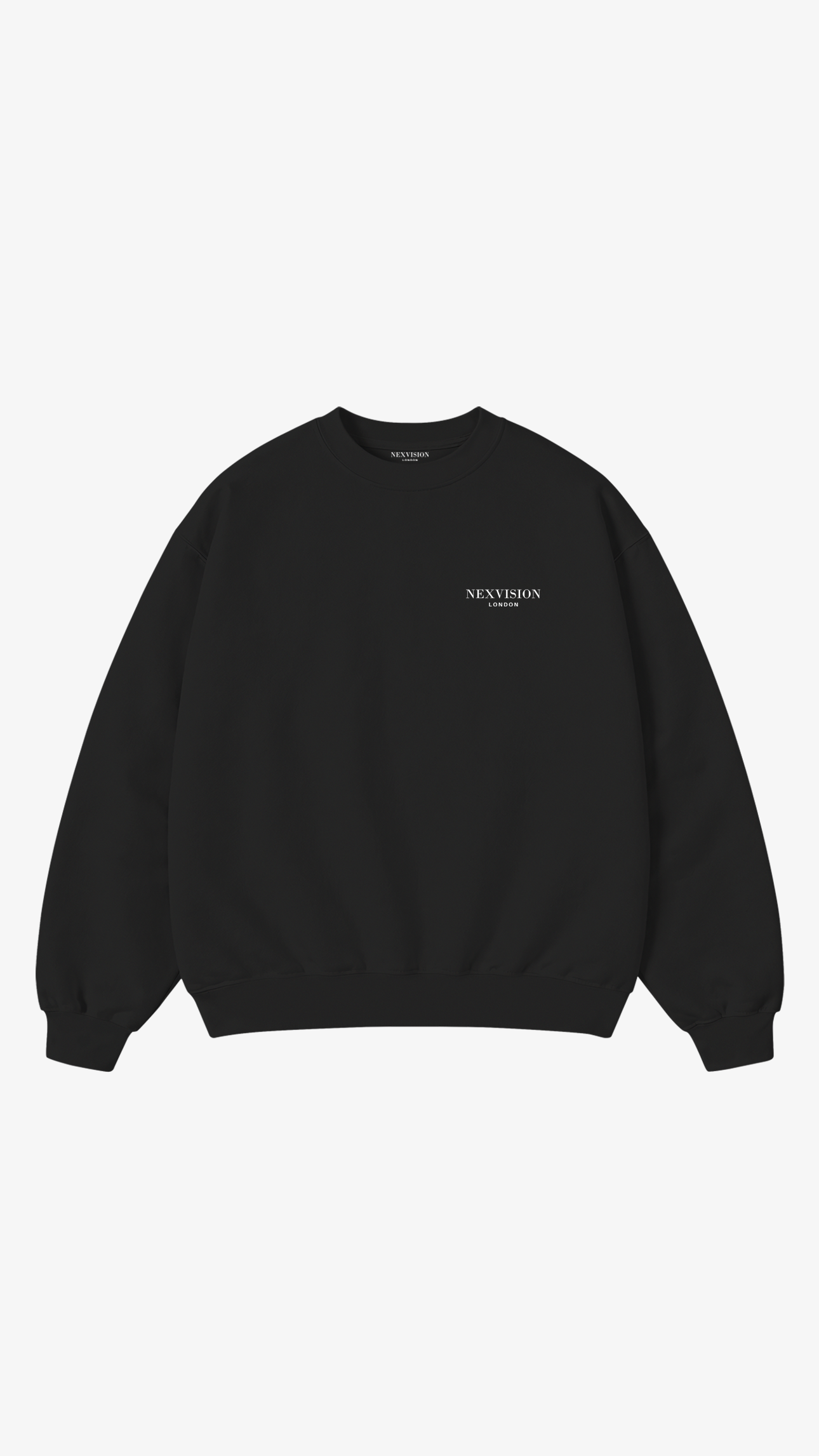 Oversized Boxy Sweatshirt Black