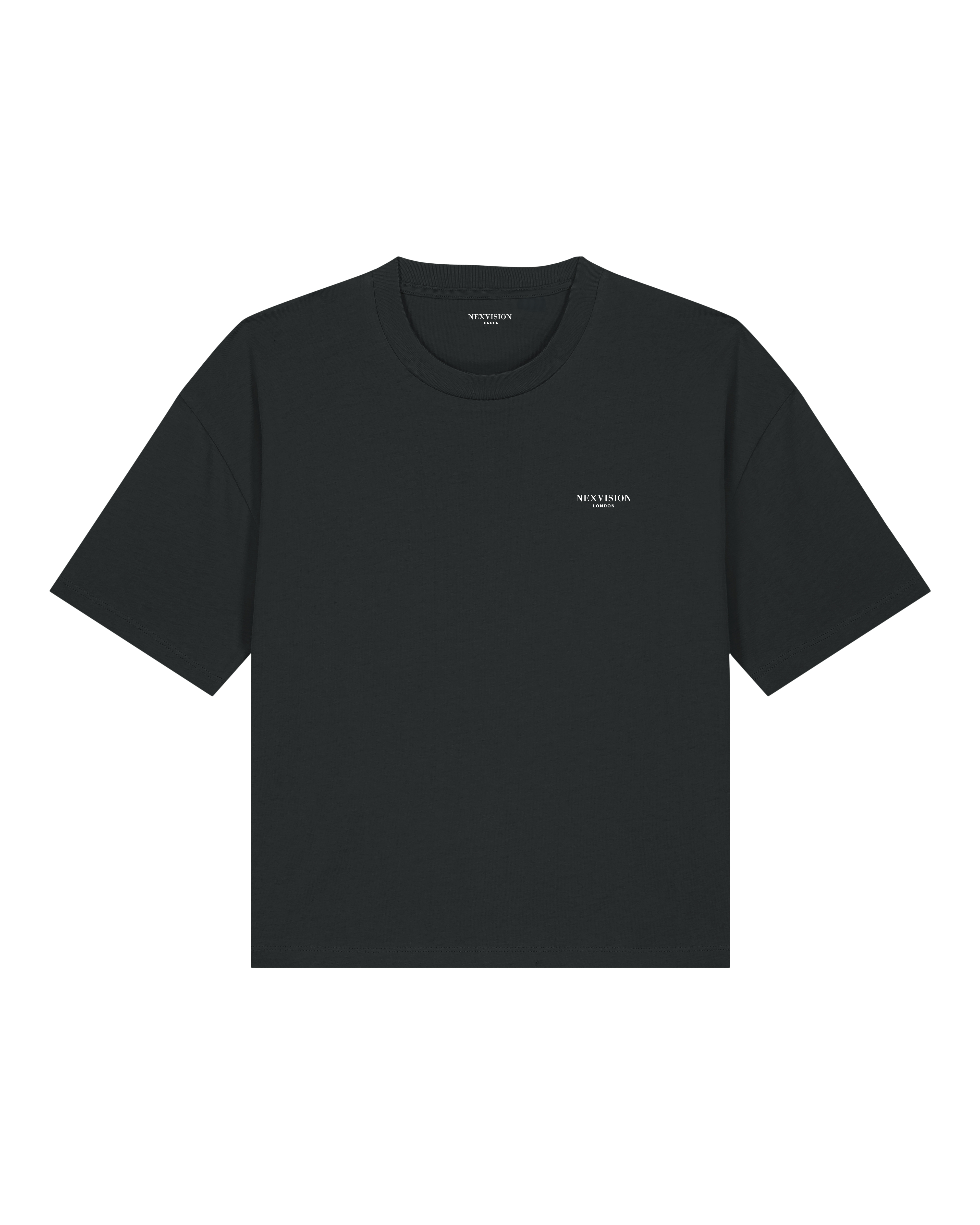 WOMENS ORGANIC TEE | BOXY FIT | BLACK