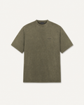 Embroidered T-Shirt Vintage Olive