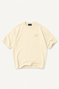 Embroidered T-Shirt Cream