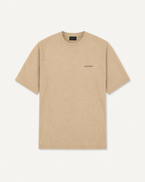 Embroidered T-Shirt Sand – Nexvision