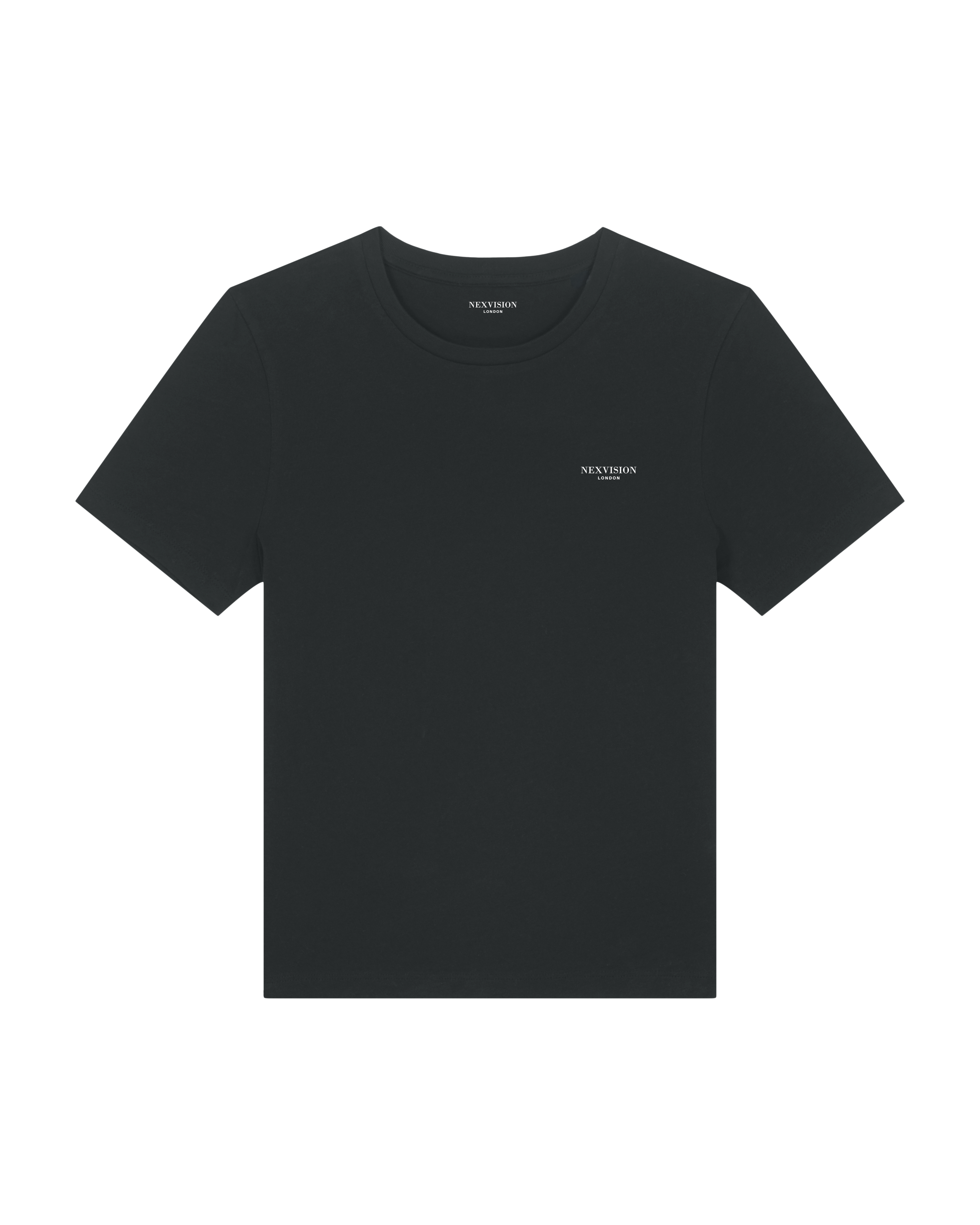 WOMENS ORGANIC TEE | FITTED | BLACK